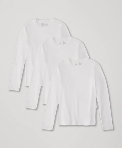 cool stretch long sleeve crew undershirt 3-pack