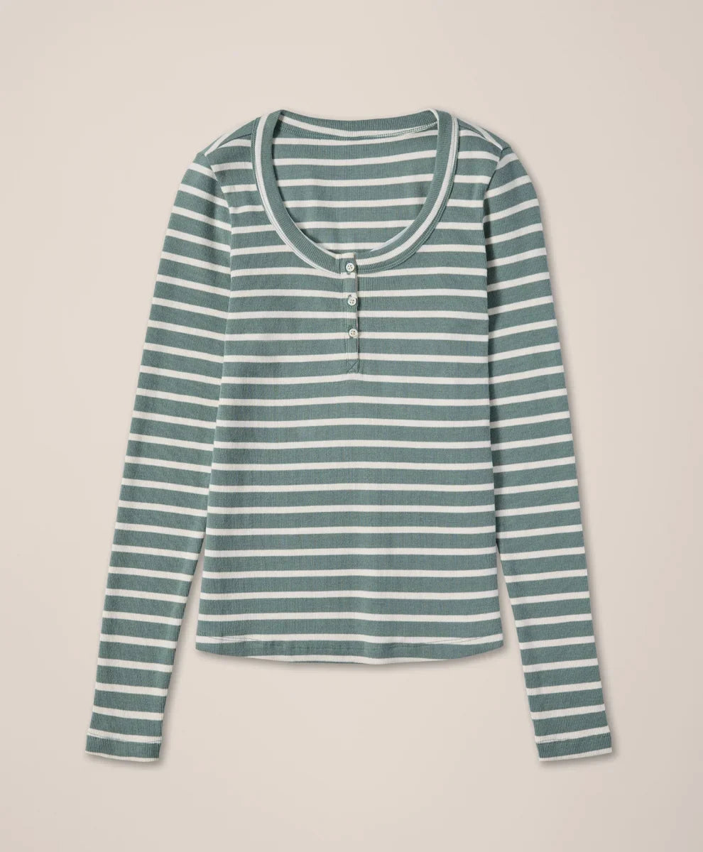 clearance easy rib slim henley